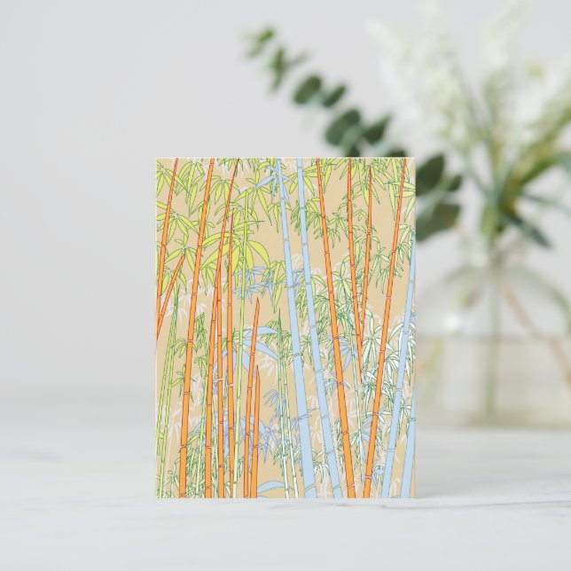 Bamboo 2 holiday postcard (Standing Front)