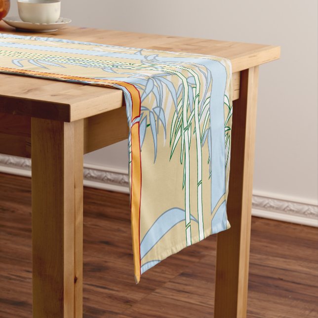 Bamboo 2 short table runner (In Situ)