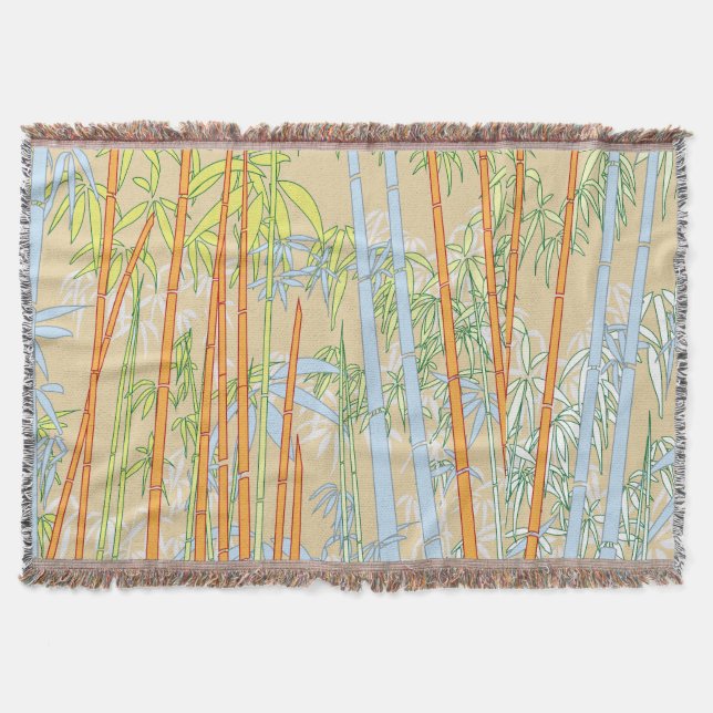 Bamboo 2 throw blanket (Front)