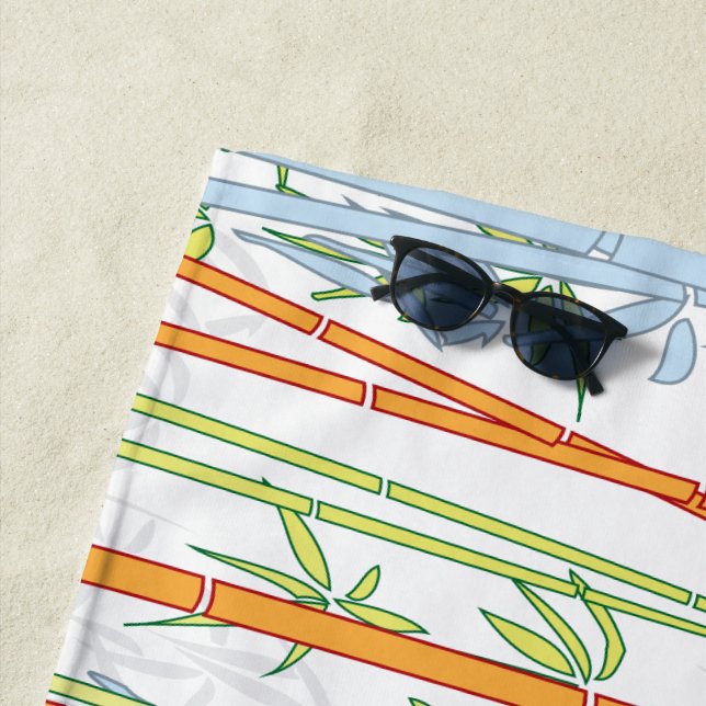 Bamboo 3 beach towel (In Situ)