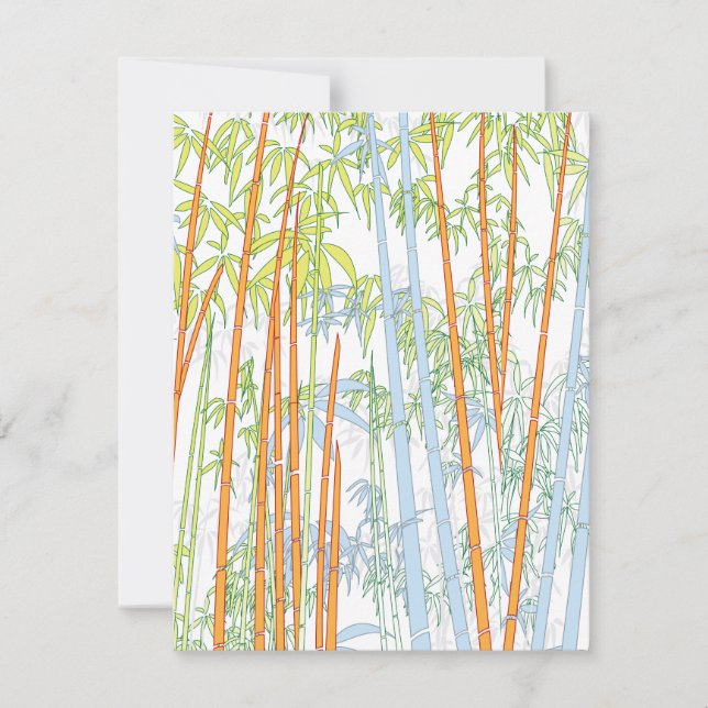 Bamboo 3 card (Front)