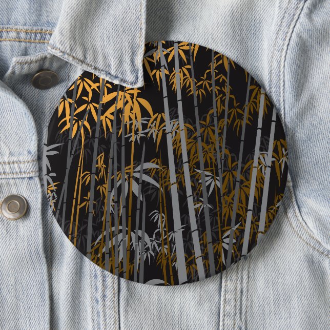 Bamboo 4 6 cm round badge (In Situ)