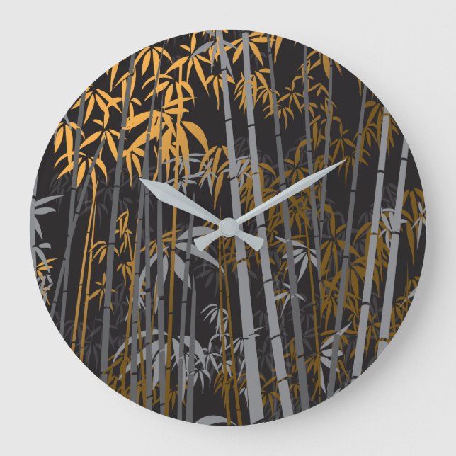 Bamboo 4 large clock (Front)