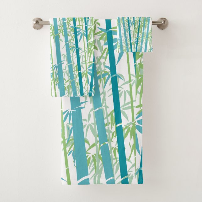 Bamboo 6 bath towel set (Insitu)