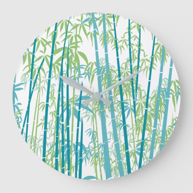 Bamboo 6 large clock (Front)