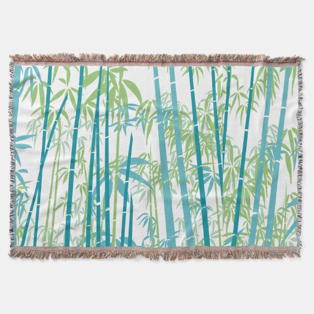 Bamboo 6 throw blanket (Front)