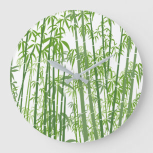 Bamboo 7 large clock