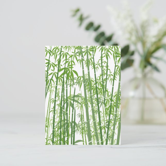 Bamboo 7 postcard (Standing Front)