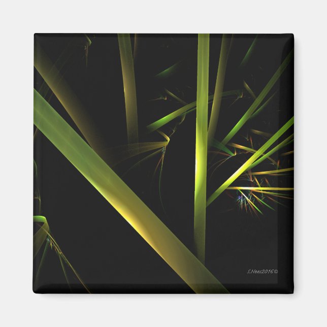 Bamboo Abstract Magnet (Front)