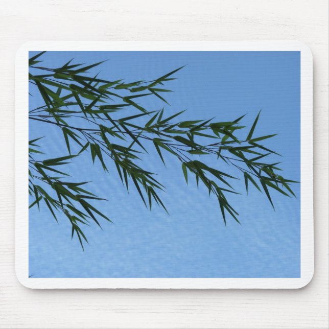 bamboo against a cloudy sky mouse pad (Front)