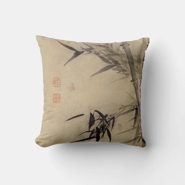 Bamboo and Orchid - Gang Se-hwang (1713-1791) Cushion (Front)