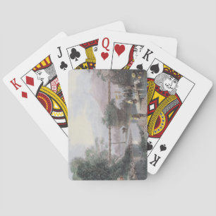 Bamboo Aqueduct at Hong Kong, engraved by Henry Ad Playing Cards