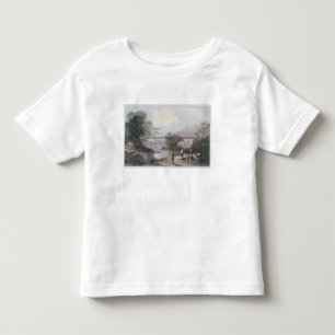Bamboo Aqueduct at Hong Kong, engraved by Henry Ad Toddler T-Shirt