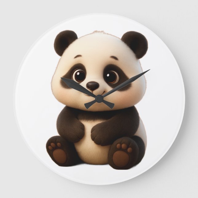 - "Bamboo Baby" – Large Clock (Front)