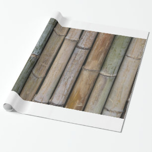 Bamboo Background Wrapping Paper
