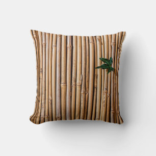 Bamboo barrier screen fence cushion