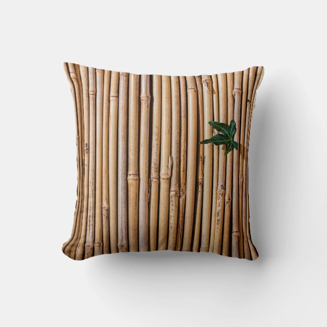 Bamboo barrier screen fence cushion (Front)