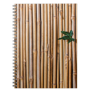Bamboo barrier screen fence notebook
