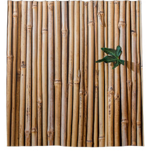Bamboo barrier screen fence shower curtain