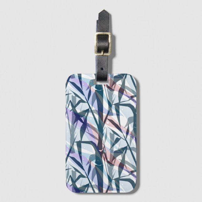 Bamboo branches. luggage tag (Front Vertical)