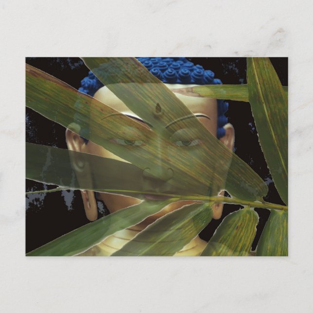Bamboo Buddha Postcard (Front)