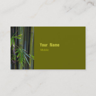 Bamboo Business Card