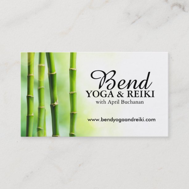 Bamboo Business Cards Zazzle AU