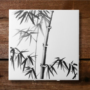 Bamboo - Chinese Style - unframed Ceramic Tile