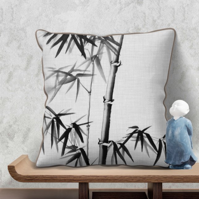 Bamboo - Chinese Style - unframed Cushion (Creator Uploaded)