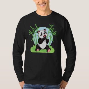 Bamboo Chinese Wildlife Forest Animal Cute Panda B T-Shirt