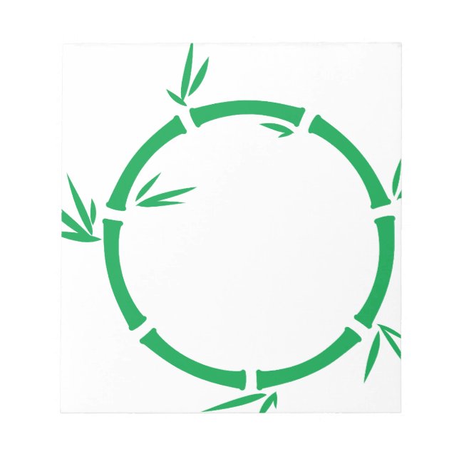 Bamboo Circle Notepad (Front)
