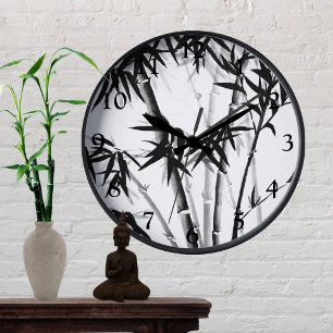 Bamboo  clock