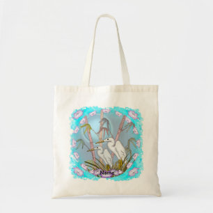 Bamboo Cranes Tote Bag