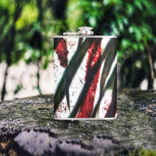 Bamboo Crossing Hip Flask