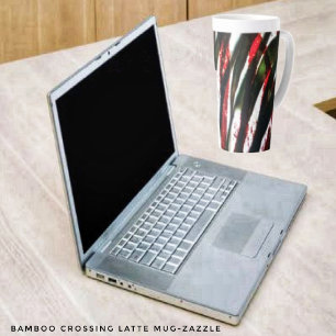 Bamboo Crossing   Latte Mug