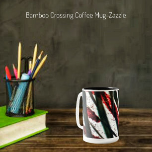 Bamboo Crossing   Two-Tone Coffee Mug