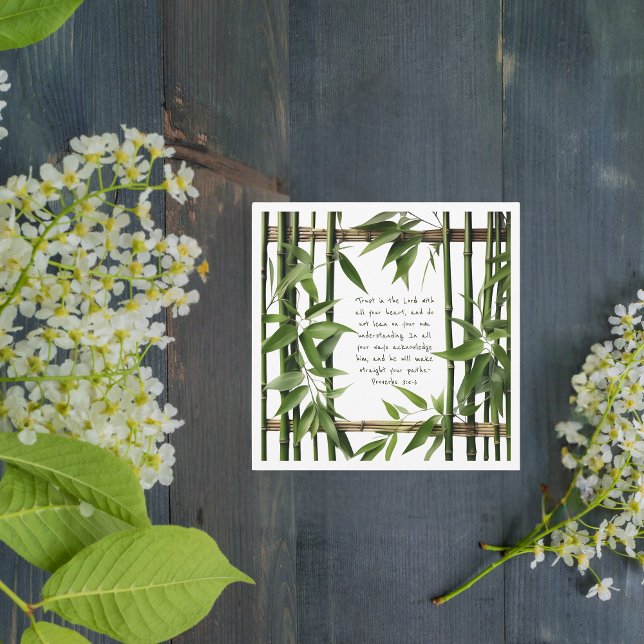 Bamboo Customisable Bibe Verse Custom Holiday Card (Creator Uploaded)