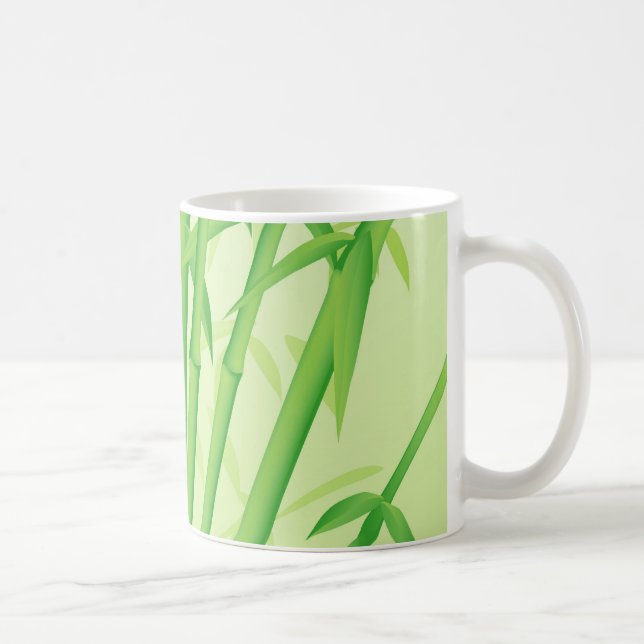 Bamboo design coffee mug (Right)