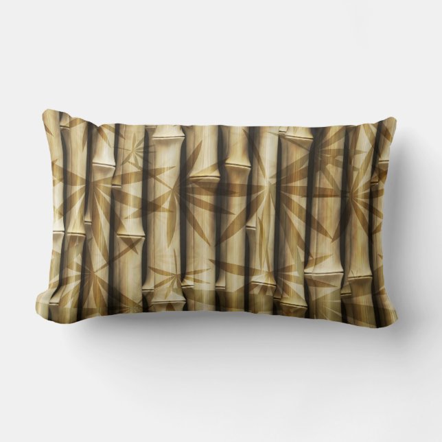 Bamboo Design Lumbar Cushion (Front)