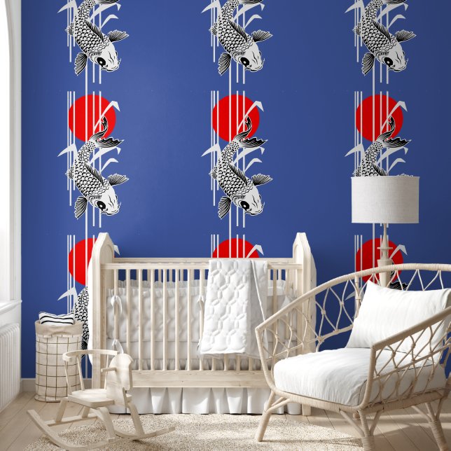 Bamboo Design - Nishikigoi - Koi Fish 2 Wallpaper (Kids)