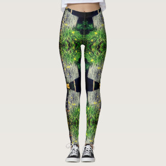 Bamboo Fence leggings