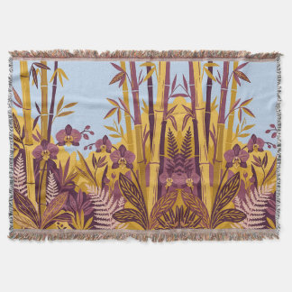 Bamboo Forest Blankets – Folk Art Style