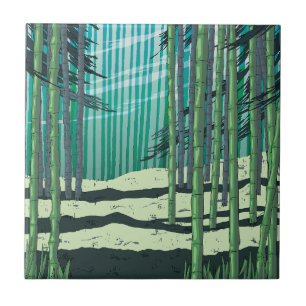 Bamboo Forest Ceramic Tile