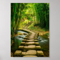 bamboo forest digital download art