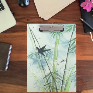 Bamboo Forest - green Clipboard