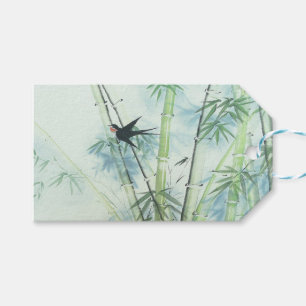 Bamboo Forest - green Gift Tags