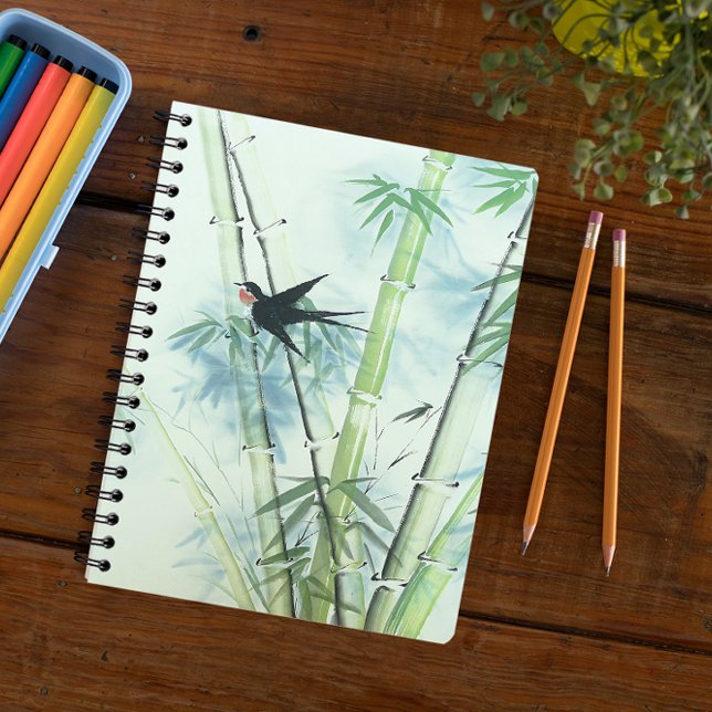 Bamboo Forest - green Notebook (Creator Uploaded)