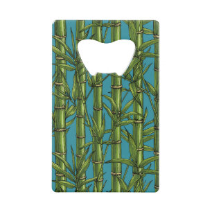 Bamboo forest in green