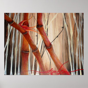 Bamboo Forest Poster