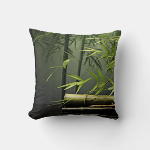 Bamboo Forest Tranquil Peaceful Nature Cushion